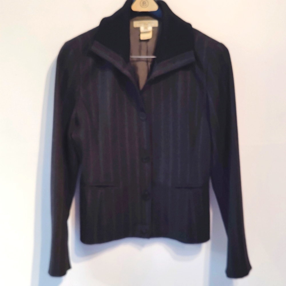 Vanessa Bruno Black Pinstripe Blazer
